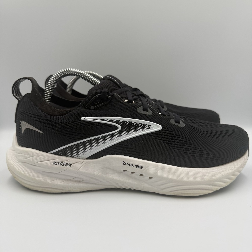 Brooks Glycerin 22 Women's Size 11 Black White Athletic Running Shoes Sneakers